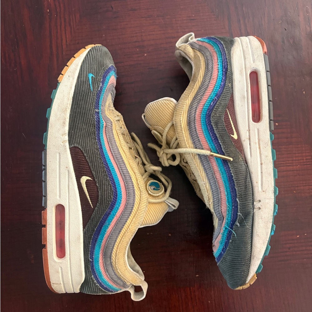 Nike Kids' Multicolor Corduroy Air Max 1/97 SE Sneakers